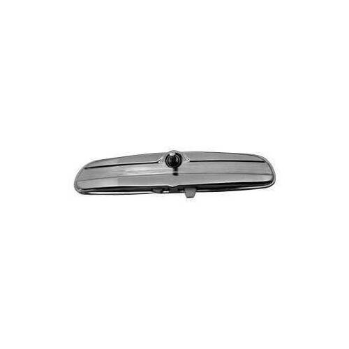 Scott Drake Classic Mirror, Rear View, Manual, Chrome Housing, Day/Night, For Ford, For Mercury, Each