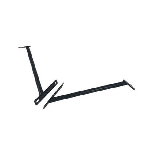 Scott Drake Classic Bumper Bracket, 1964-1966 Ford Mustang, Steel, Black, Set