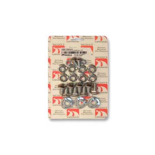 Scott Drake Classic Bumper Mounting, Bumper Bolt, Deluxe, 28 Piece, 1964-1970 For Ford Mustang, Kit