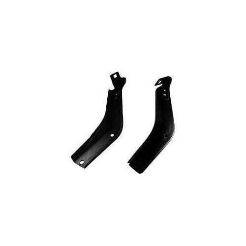 Scott Drake Classic Bumper Braces, Front Passenger Side, Inner, Steel, Black, For Ford, Each