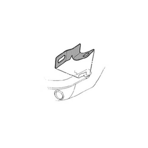 Scott Drake Classic Bumper Bracket, Front Driver Side, Outer, Steel, Black, For Ford, Each