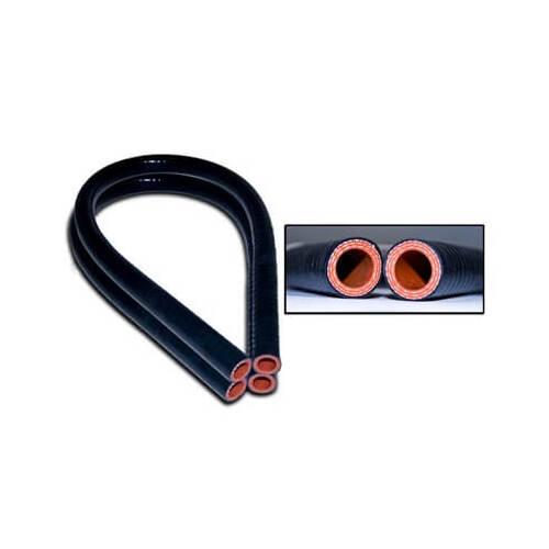Scott Drake Classic Heater Hoses, Silicone, Black, For Ford, Set