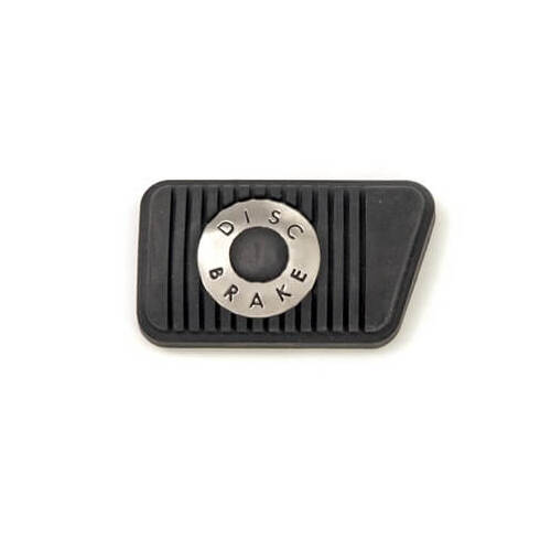 Scott Drake Classic Pedal Pad, Brake Pedal Position, Rubber, Black, For Ford, For Mercury, Each
