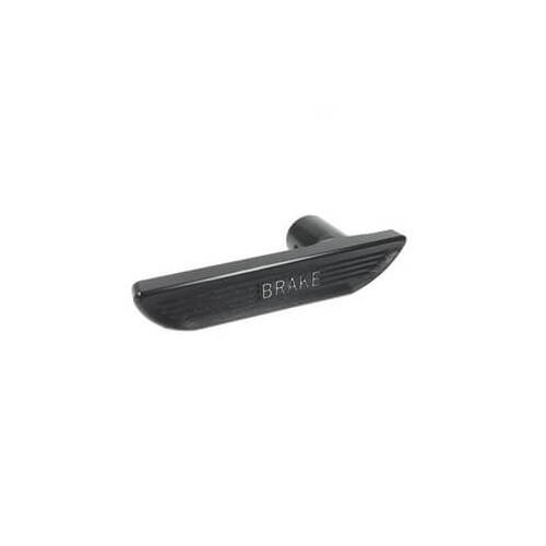 Scott Drake Classic Parking Brake Lever, Parking Brake Handle Black Billet, 1964-1968 For Ford Mustang, Each