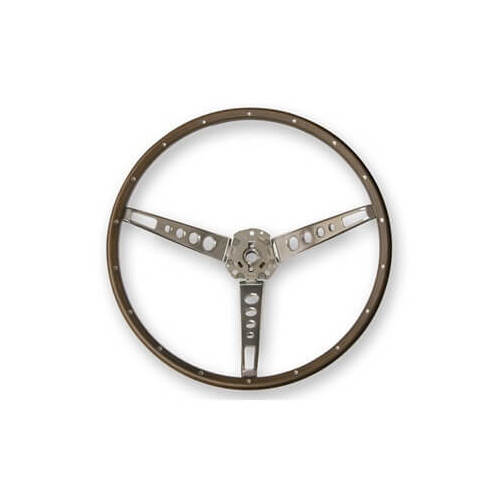 Scott Drake Classic Steering Wheel, 3-Spoke, Wood, 1965-1966 For Ford Mustang, Each