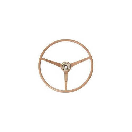 Scott Drake Classic Steering Wheel, Replacement, ABS Plastic, Palomino/Parchment, For Ford, Each