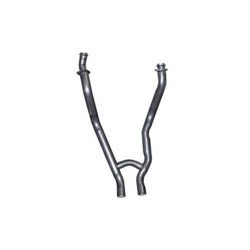 Scott Drake Classic Exhaust Crossover Pipe, H-pipe Style, Steel, Aluminized, 2.25 in. Diameter, For Ford, Each