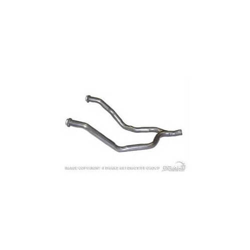 Scott Drake Classic Exhaust Manifold Down Pipe, 1964-66 Mustang, 6 Cyl. Exhaust Head Pipe 1.75 in., Each