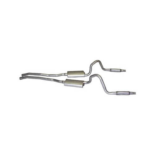 Scott Drake Classic Exhaust System, Manifold-Back, Steel, Aluminized, For Ford, 260, 289, Kit