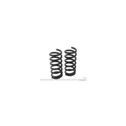 Scott Drake Classic Springs, Coil Type, Front, Black Powdercoated, For Ford, Pair