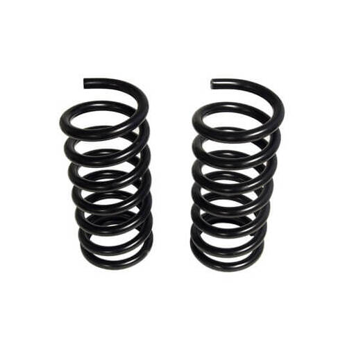 Scott Drake Classic Springs, Coil Type, Front, Black Powdercoated, For Ford, Pair