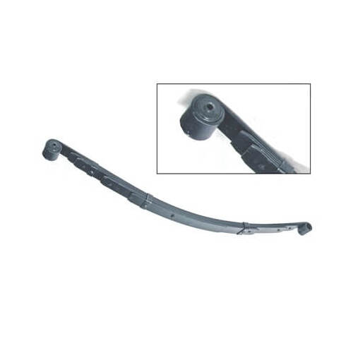 Scott Drake Classic Lowering Springs, Rear, Leaf Type, Gray, 2" Drop Reverse Eye, For Ford 65-73 Mustang, Each