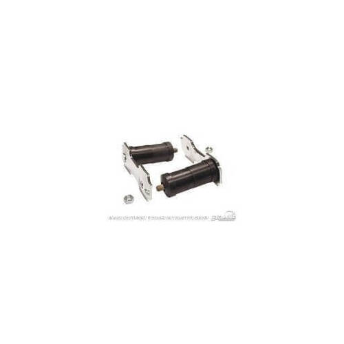 Scott Drake Classic Leaf Spring Shackles, Rear, For Ford, Set