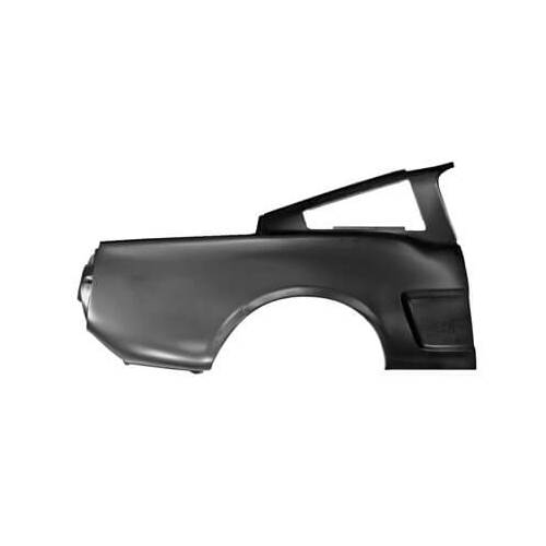 Scott Drake Classic Quarter Panel, Passenger Side, Full Factory Type, Steel, Black Primer, For Ford, Each