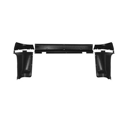 Scott Drake Classic Quarter Panel Trim, 1965-66 Mustang Upper Back Trim Panels, 5 Piece, Set
