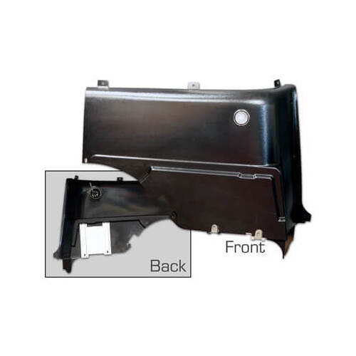 Scott Drake Classic Quarter Panel Trim, 1965-66 Mustang Interior, Fastback, Each