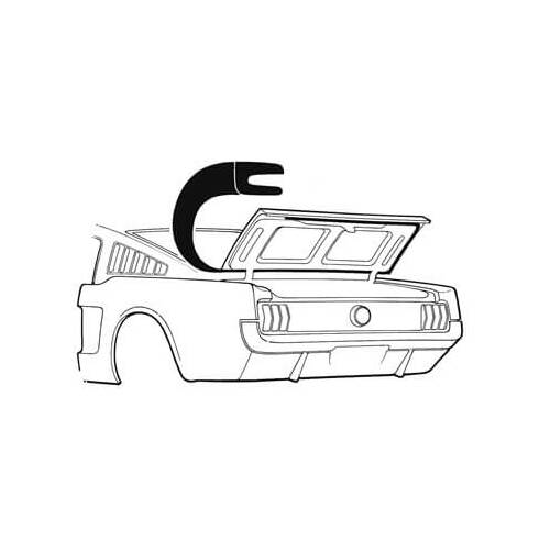 Scott Drake Classic 64-66 TRUNK SEAL (FBACK)