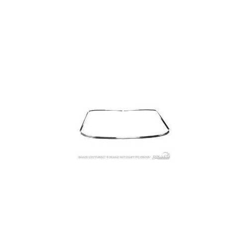 Scott Drake Classic Windshield Molding, Stainless Steel, Polished, 1964-1964 For Ford Mustang, Top RH, Each
