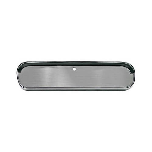 Scott Drake Classic Glove Box Door, 1964.5-66 Mustang Glove Box Door Aluminum Face, Each