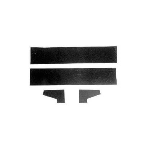 Scott Drake Classic Door Window Glass Run Channel, Rear Vertical, 1964-1966 For Ford Mustang, Kit