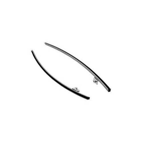 Scott Drake Classic Door Window Glass Run Channel, 1964-1966 Ford Mustang, Plastic, Pair