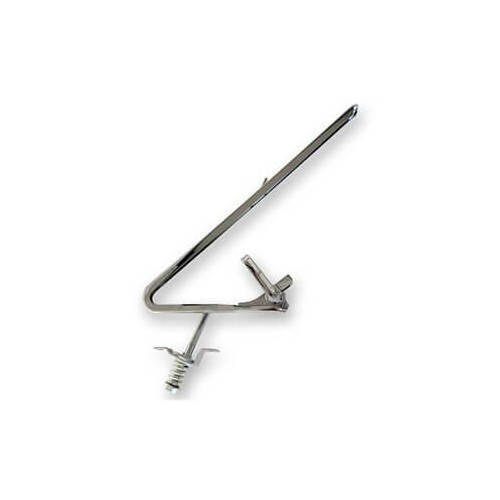 Scott Drake Classic Vent Window Frame, Passenger Side, w/ Handle and Pivots, No Glass, Stainless Steel, Chrome, For Ford Mustang 64-66, Each
