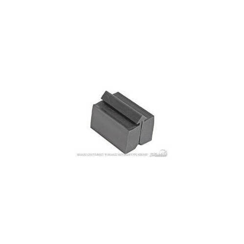 Scott Drake Classic Bump Stop, Door Window Glass Stop Bumper, Rectangular, Rubber, Black, For Ford, For Mercury, Each