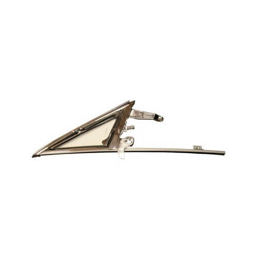 Scott Drake Classic Window Assembly, Vent Type, Front RH Side, Glass, Clear, 1964-1966 For Ford Mustang, Each