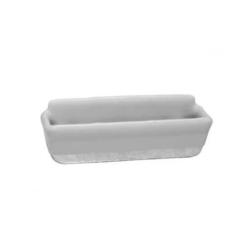 Scott Drake Classic Door Panel Cup, Plastic, White, 1964-1966 For Ford Mustang, Deluxe/Pony, Each