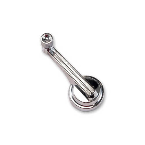 Scott Drake Classic Window Crank, Die-Cast, Chrome, Quarter Window, For Ford, Each