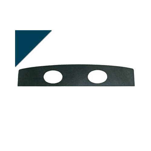 Scott Drake Classic Speaker Shelf Panel, Rear, Vinyl, Dark Blue, w/ Holes, 1964-1968 For Ford Mustang, Each