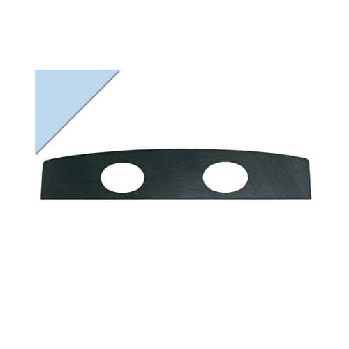Scott Drake Classic Speaker Shelf Panel, Rear, Vinyl, Light Blue, w/ Holes, 1964-1968 For Ford Mustang, Each