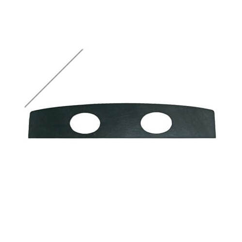 Scott Drake Classic Speaker Shelf Panel, Rear, Vinyl, White, w/ Holes, 1964-1968 For Ford Mustang, Each
