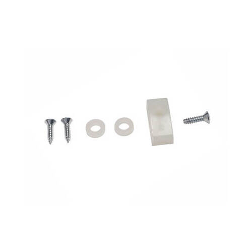 Scott Drake Classic Seat Hinge Cover Hardware, 64-66 Seat Side Molding Mount, 6 Pieces, Kit