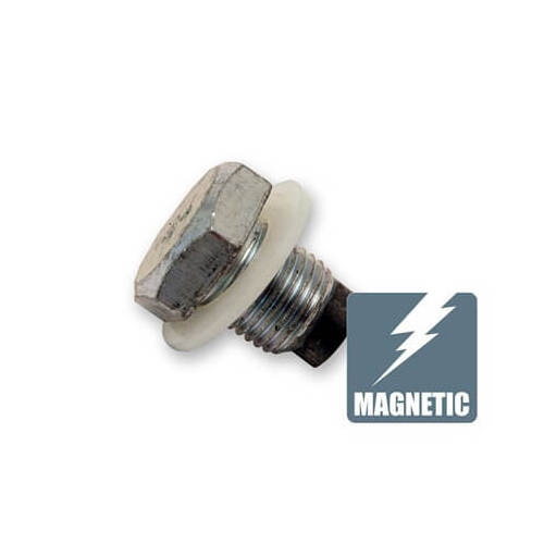 Scott Drake Classic Oil Pan Drain Plug, 1/2-20 in. Thread Size, Magnetic, Seal, For Ford, Each