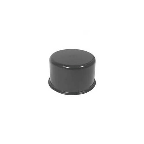 Scott Drake Classic Valve Cover Oil Cap, Round, Push-in, Steel, Matte Black, FoMoCo Top Style, For Ford, Each