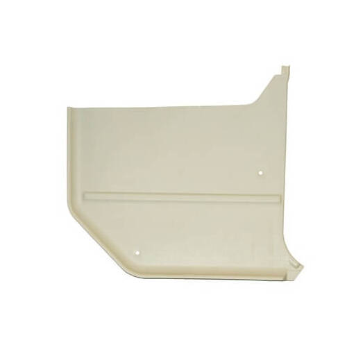 Scott Drake Classic Kick Panels, Replacement, Plastic, White, 1964-1966 For Ford Mustang, Convertible, Pair
