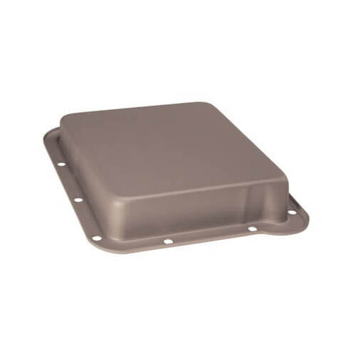 Scott Drake Classic Transmission Pan, Steel, Gray, Stock Style, Case Fill, For Ford, C-4, Each