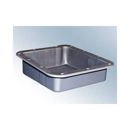 Scott Drake Classic Transmission Pan, Steel, Natural, Deep Style, Case Fill, For Ford, C-4, Each