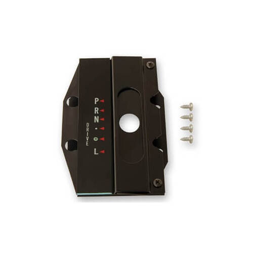 Scott Drake Classic Console Automatic Shift Plate Assembly, Black, For Ford, Each