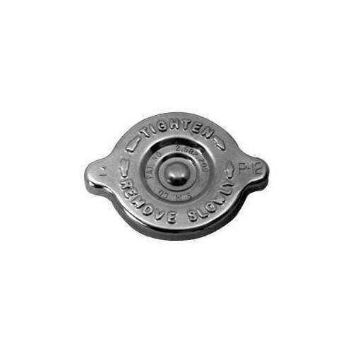 Scott Drake Classic Radiator Cap, Round, Zinc, Chrome Plated, SMCO Logo, Concours Correct Cap, For Ford, 170, 200, 260, 289, Each