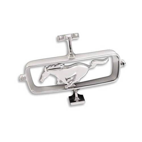 Scott Drake Classic Emblem, Grille, Mustang Corral, Chrome, Each