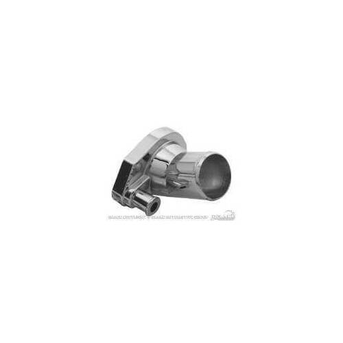 Scott Drake Classic Water Neck, Stock Style, Zinc Alloy, Chrome Plated, For Ford, Each