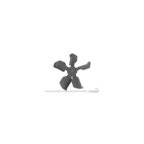 Scott Drake Classic Fan, Mechanical, 5 blades, Clockwise Rotation, Steel Hub, Black, 17.00 in. Diameter, For Ford, Each