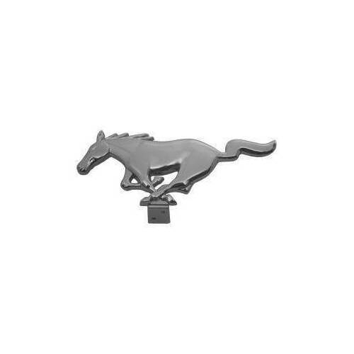 Scott Drake Classic Emblem, Replacement, Corral Horse Only, Grille Location, Solid, Die-cast, Chrome, For Ford, Each