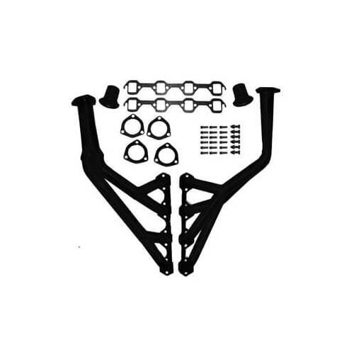 Scott Drake Classic Headers, Tri-Y, Steel, Painted, 2.5 in. Collector, For Ford, 260, 289, 302, Pair