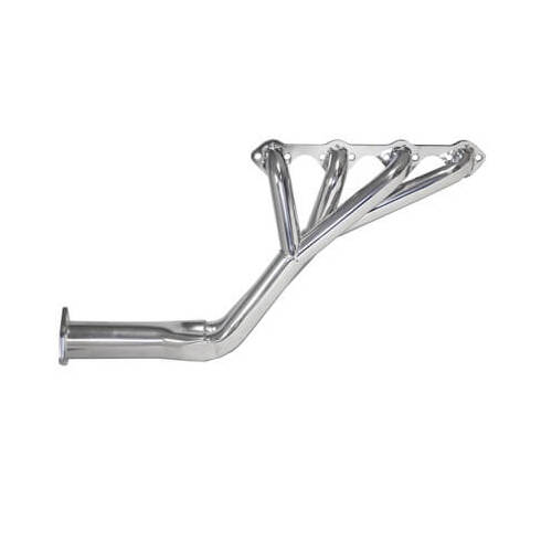 Scott Drake Classic Headers, Tri-Y, Steel, Silver Ceramic Coated, 2.5 in. Collector, For Ford, 260, 289, 302, Pair