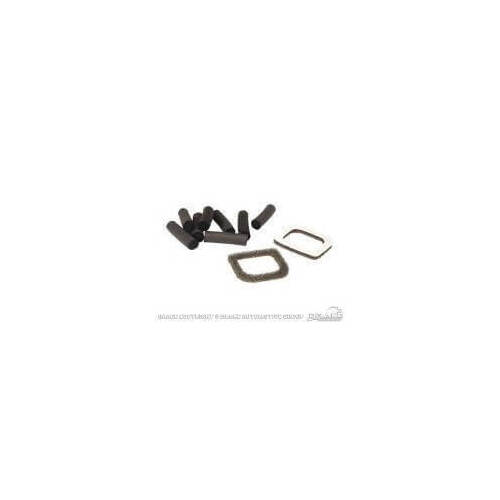 Scott Drake Classic Instrument Cluster Insulator, 1966 Instrument Lens Anti-Rattle Pads, Each