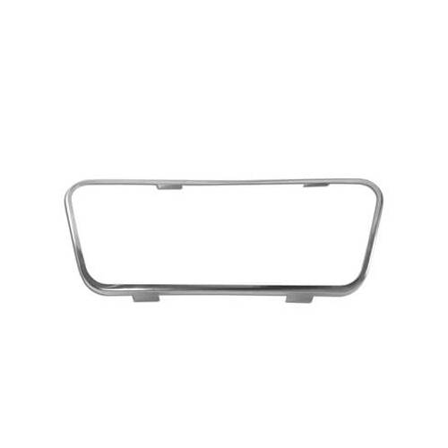 Scott Drake Classic Pedal Pad Trim Cover, Brake Pedal Position, Stainless Steel, Polished, Automatic, For Ford, For Mercury, Each