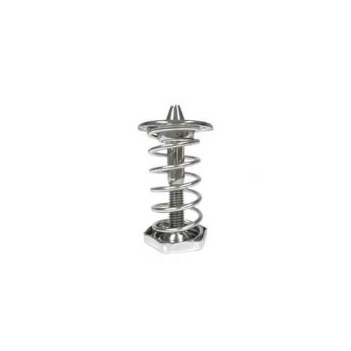 Scott Drake Classic Hood Latch Components, Pin Assembly with Spring, 304 Stainless Steel, Polished, For Ford, Bronco, Each